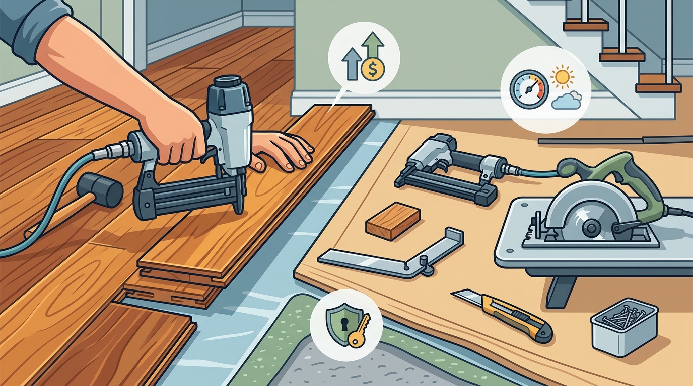 Step-by-Step Guide to Installing Hardwood Flooring in Orange