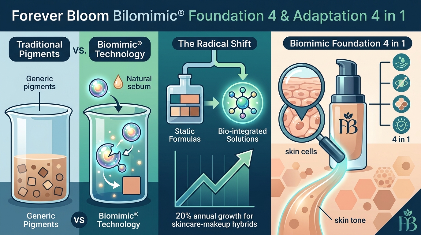 Biomimic Foundation 4 in 1: Science-Backed Color Adaptation