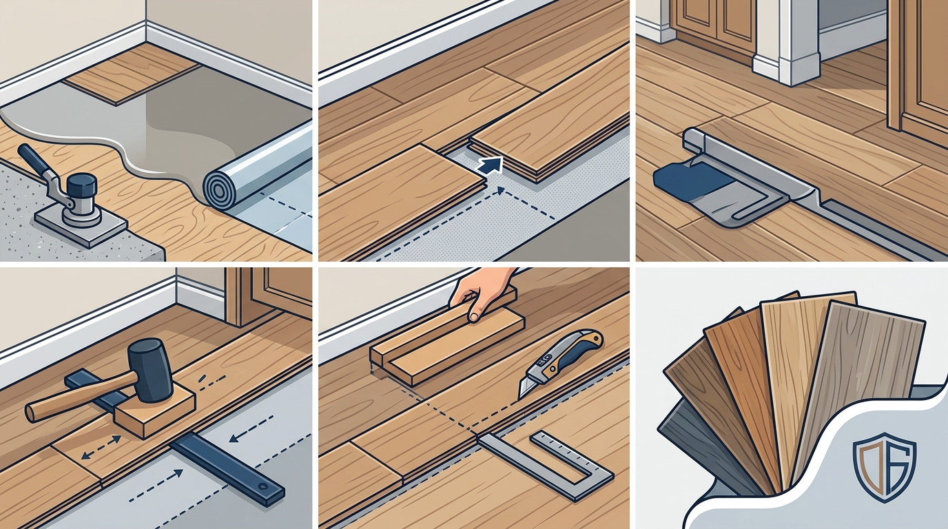 Step-by-Step Guide to Installing Luxury Vinyl Plank Flooring