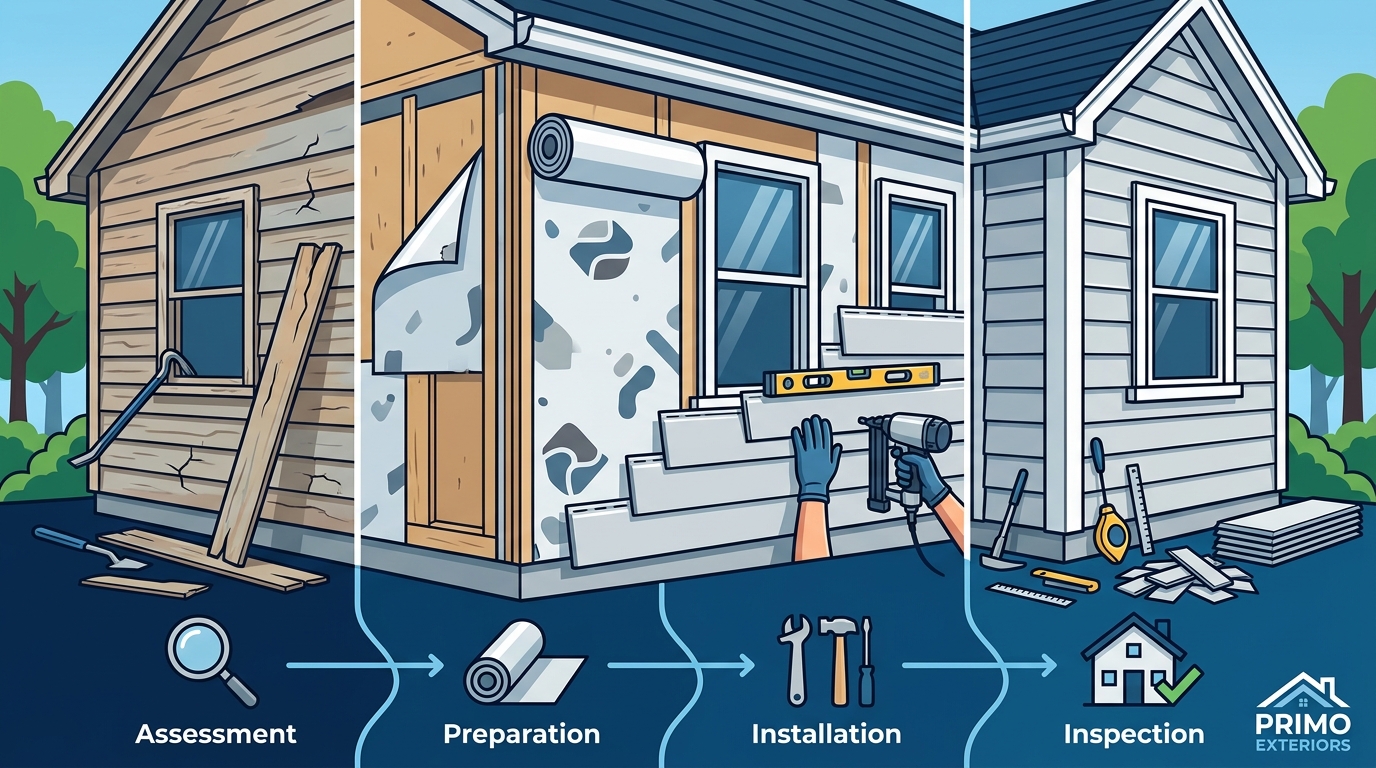Step-by-Step Guide to Replacing Worn Siding and Boosting Curb