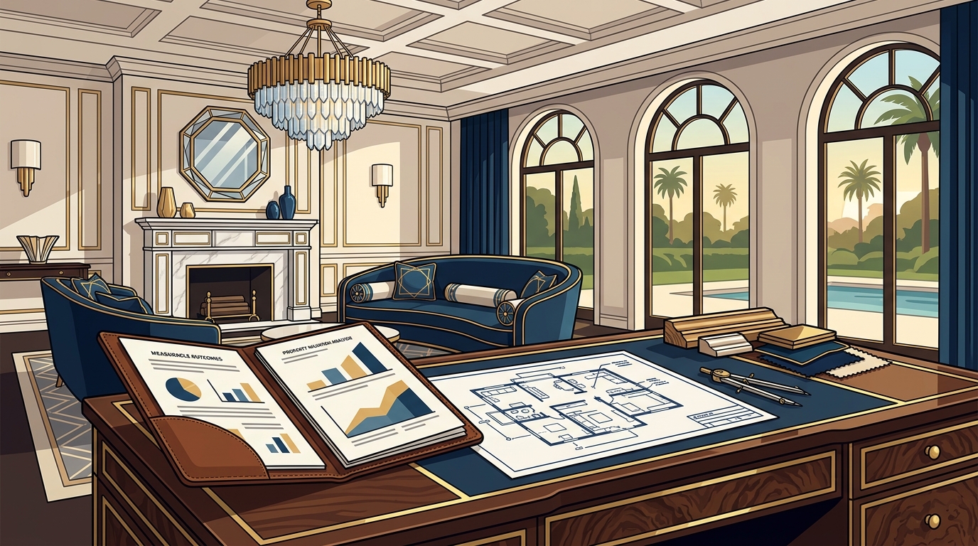 Measurable Outcomes of Hollywood Glamour Interior Design in Los
