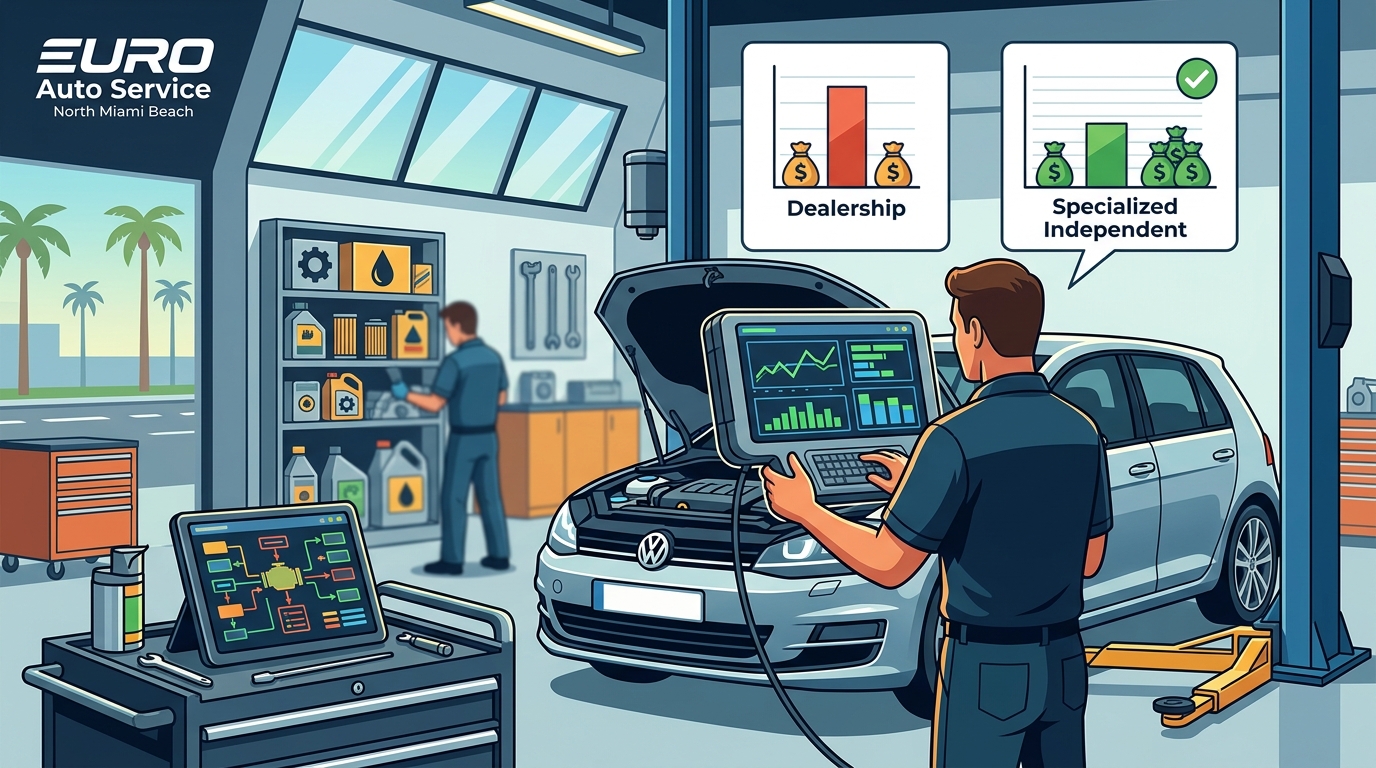 VW Repair Costs and Value at Specialized European Auto Shops