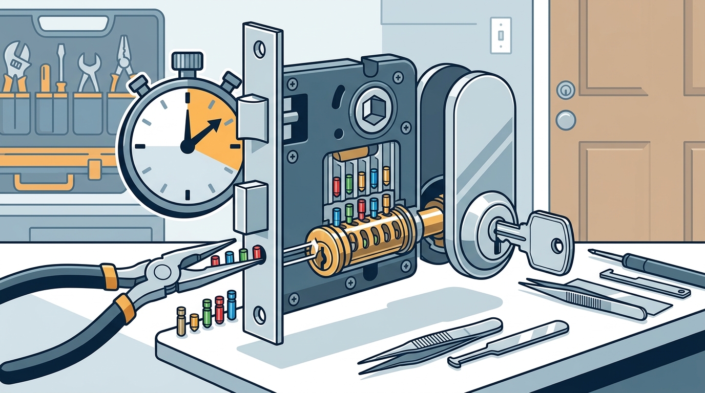 Common Mistakes That Drive Up Same-Day Residential Rekeying Cost