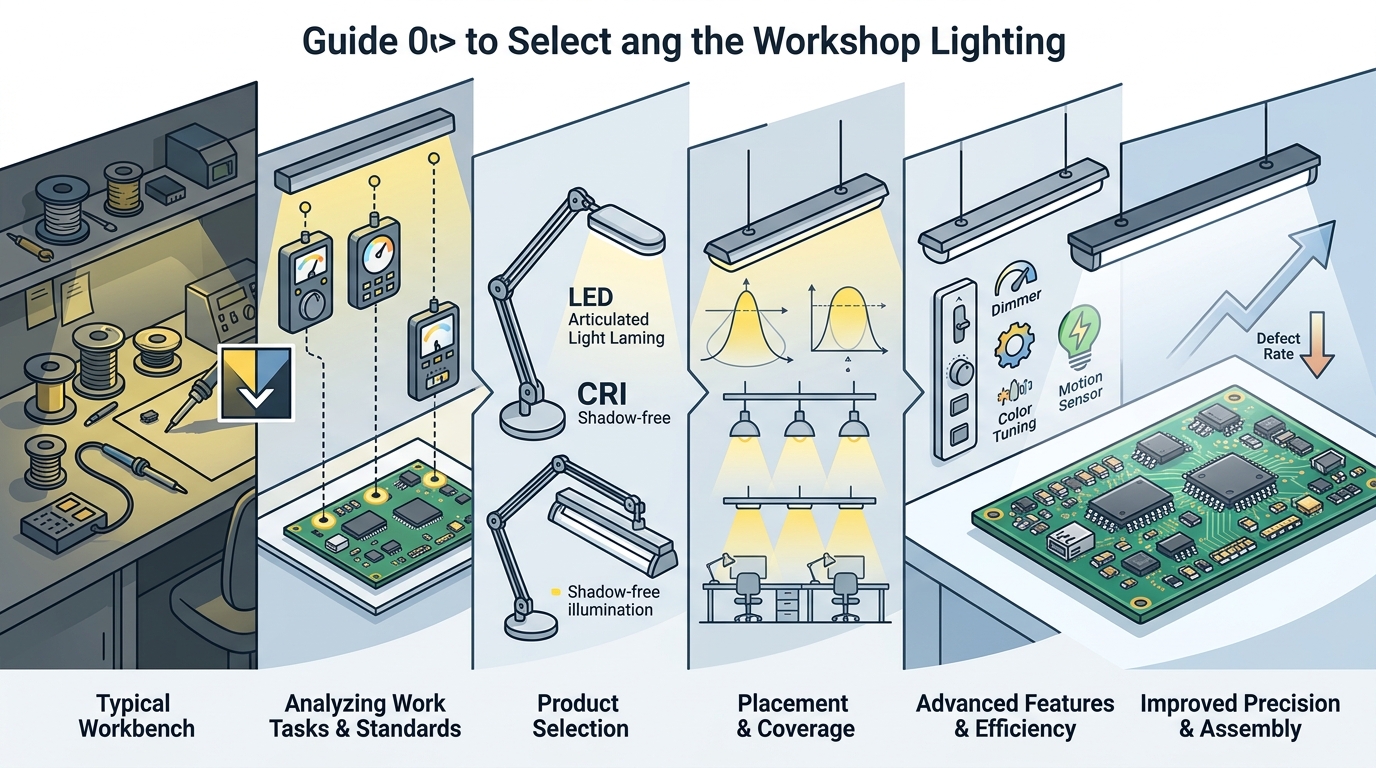 Step-by-Step Guide to Selecting the Right Workshop Lighting