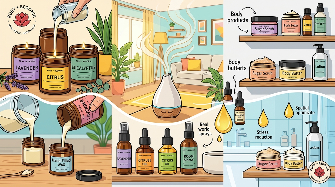 Real-World Aromatherapy: Benefits of Ruby + Begonia Products