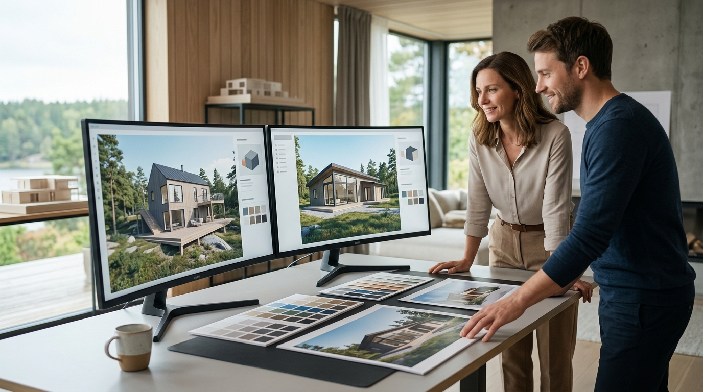 3D Visualization Comparison: Evaluating Home Design Options