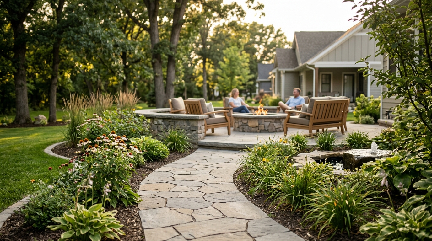 Residential Landscaping in Eastern Iowa: Design, Build & Retain