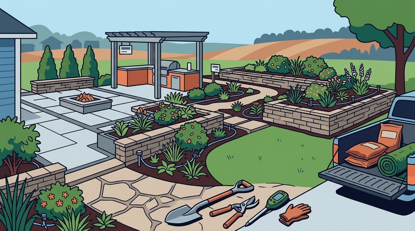 Residential Landscaping in Eastern Iowa: Design, Build & Retain