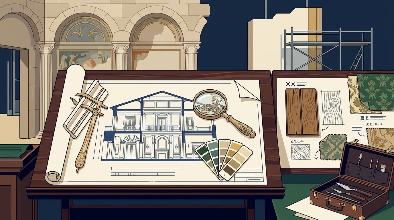 Historic Mansion Restoration: Authenticity Standards & Criteria