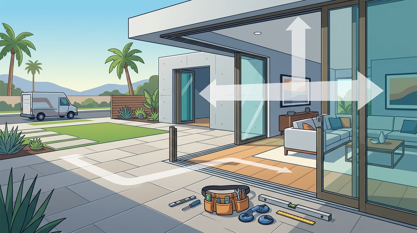 Zero Edge Sliding Glass Door Installers in Orange County & LA