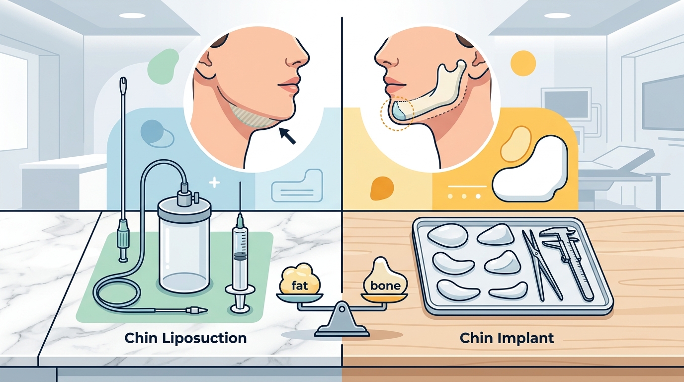 Chin Liposuction vs. Chin Implant: Which Is Right for You?
