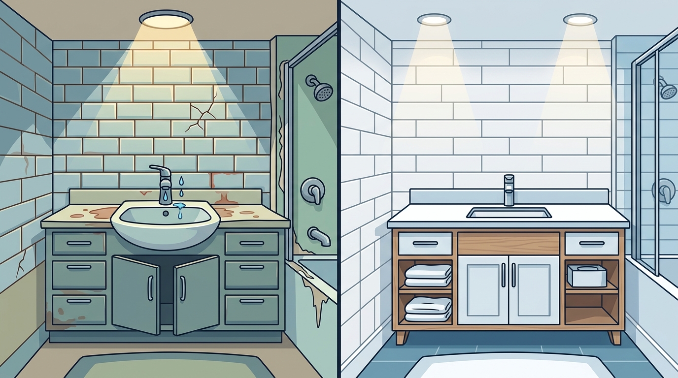 Small Bathroom Renovation Mistakes to Avoid in Central Valley