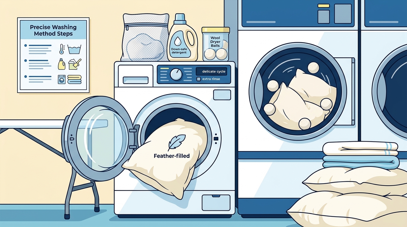 Washing King Size Down Pillows: 7 Mistakes to Avoid