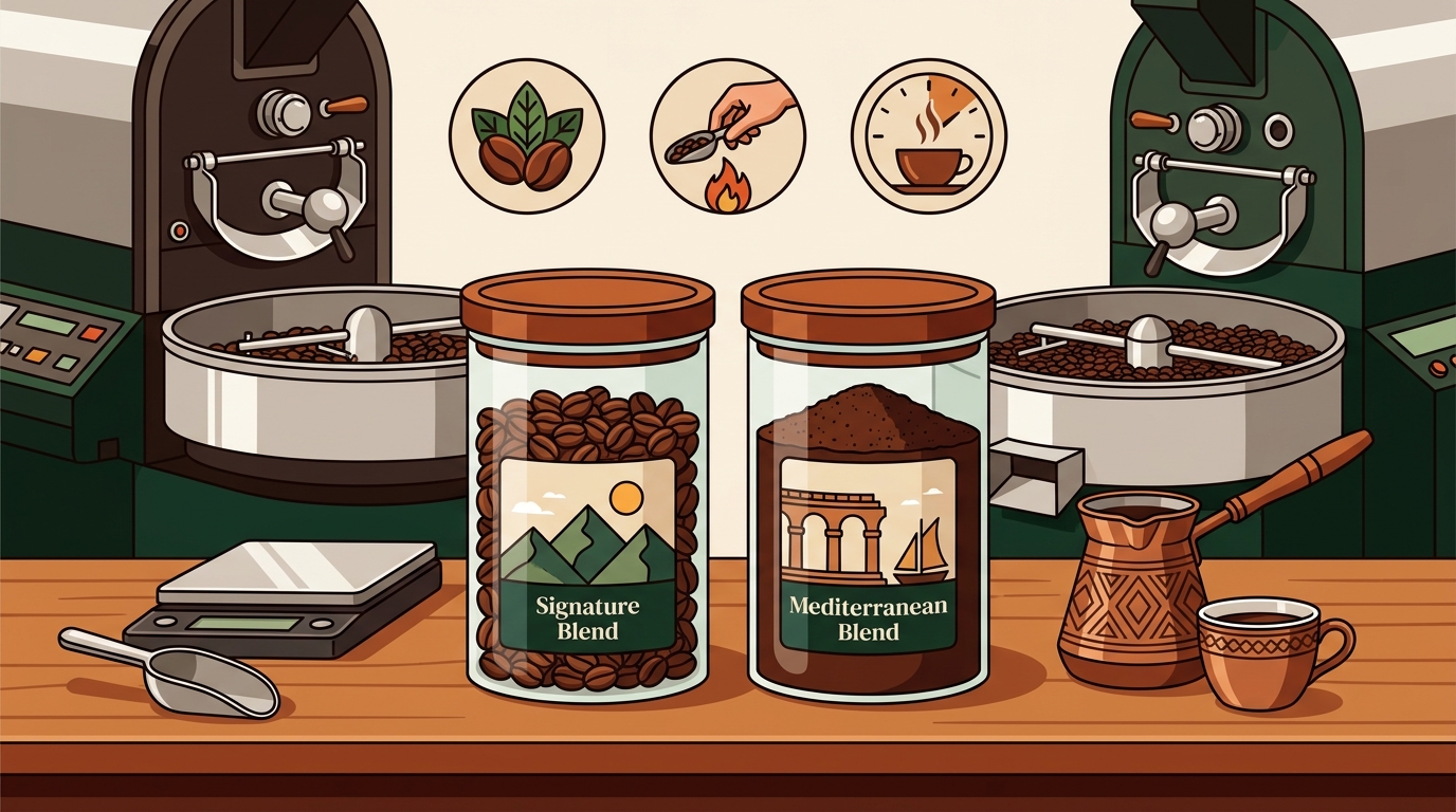 Harlo Coffee Roasters: The Signature Blend & Mediterranean Blend
