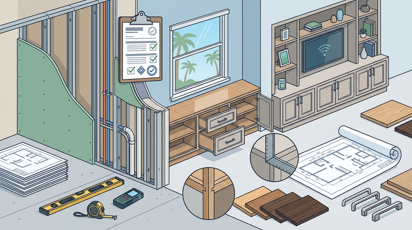 Florida Remodeling Guide: Custom Cabinetry & Built-Ins