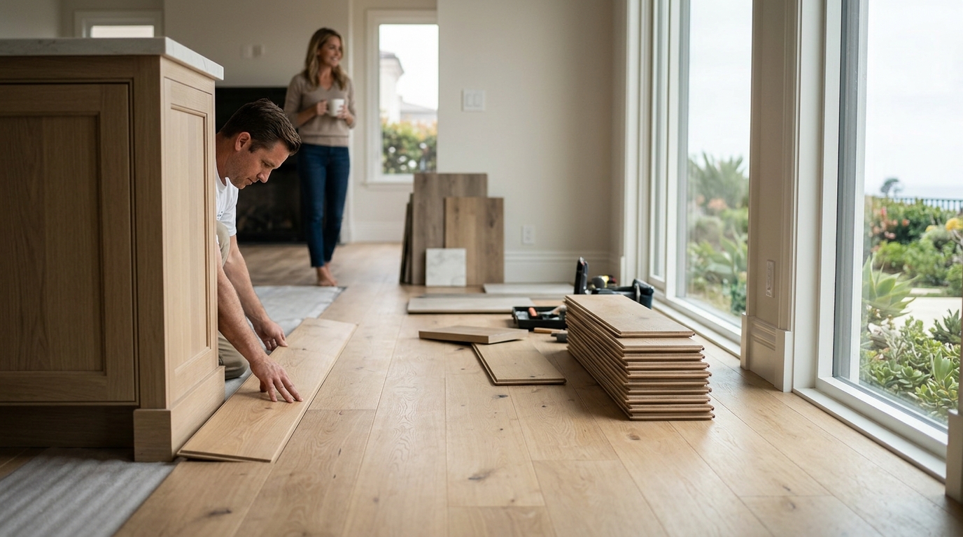 Newport Beach Flooring Installation Costs by Material Type