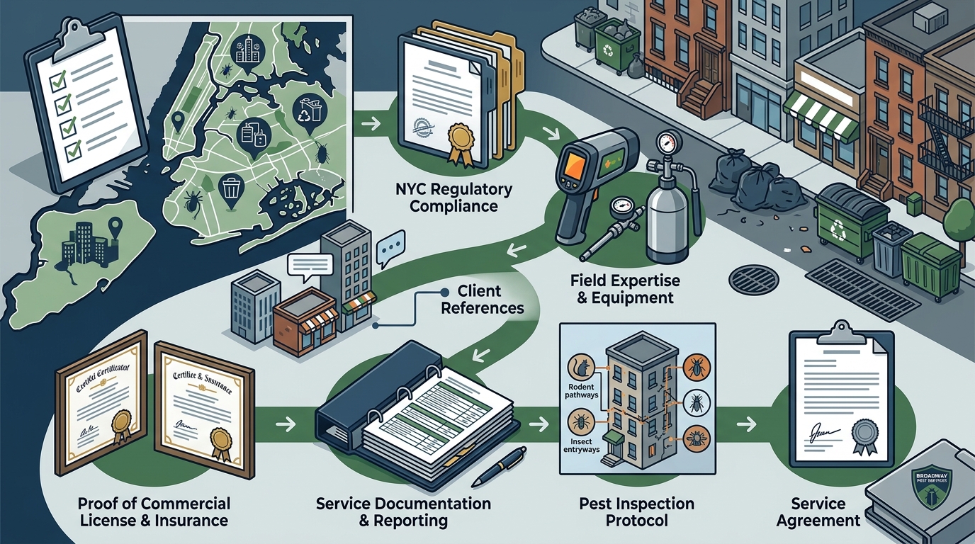 7-Step Process for Vetting a Reliable Pest Control Company in