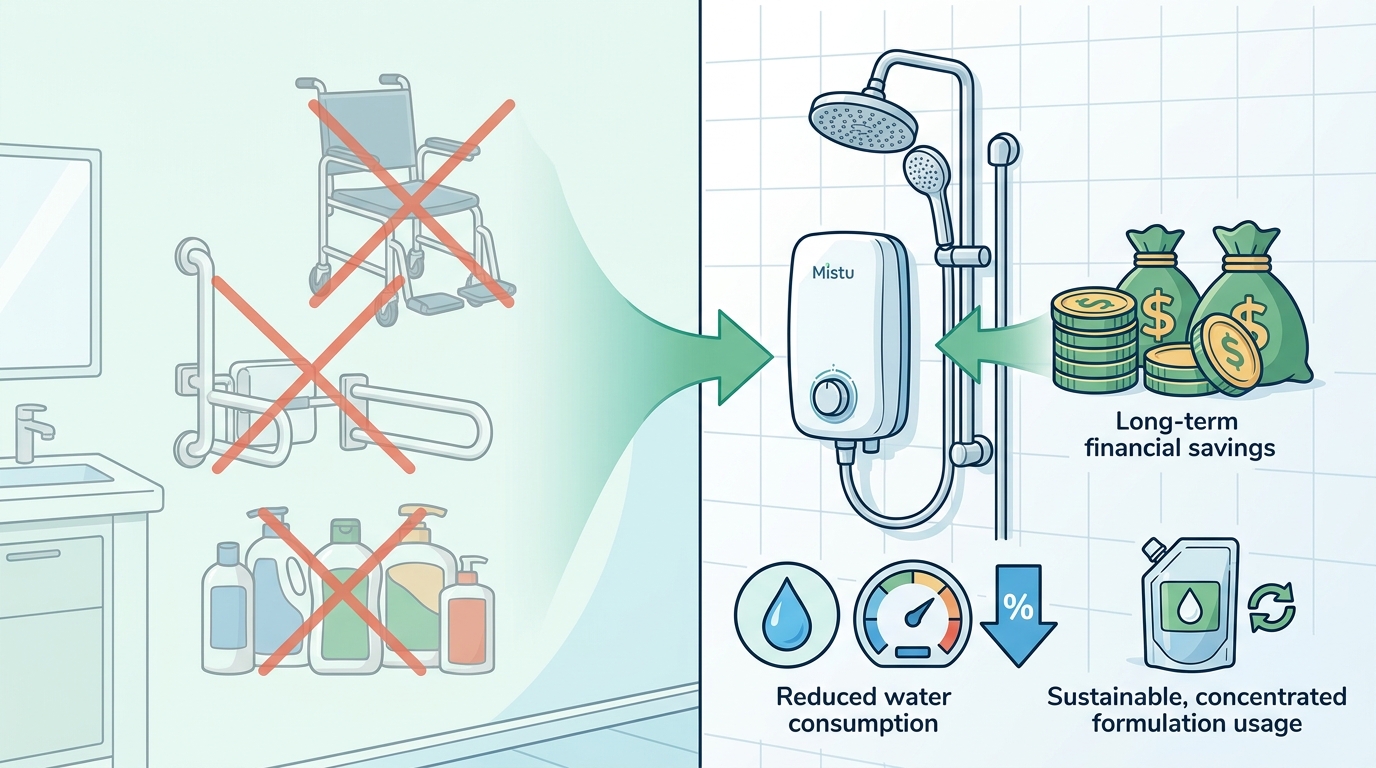 Budget-Friendly Shower Aids: How Mistu Saves Money Long-Term