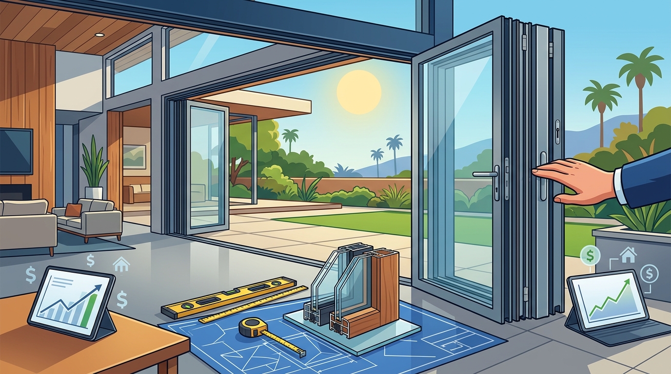 Luxury Bi-Fold Glass Door Pricing and Value in Los Angeles