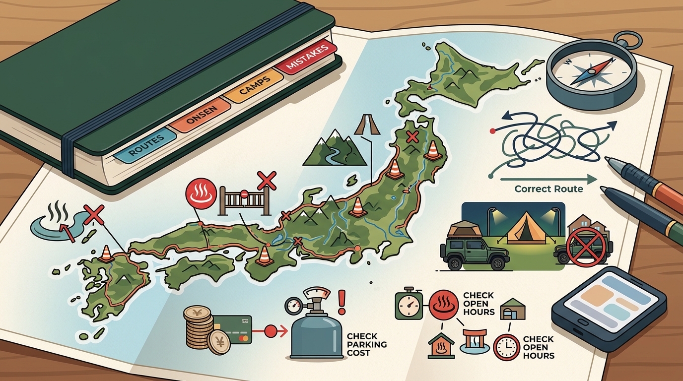 Common Mistakes to Avoid on Your Japan Camper Van Road Trip