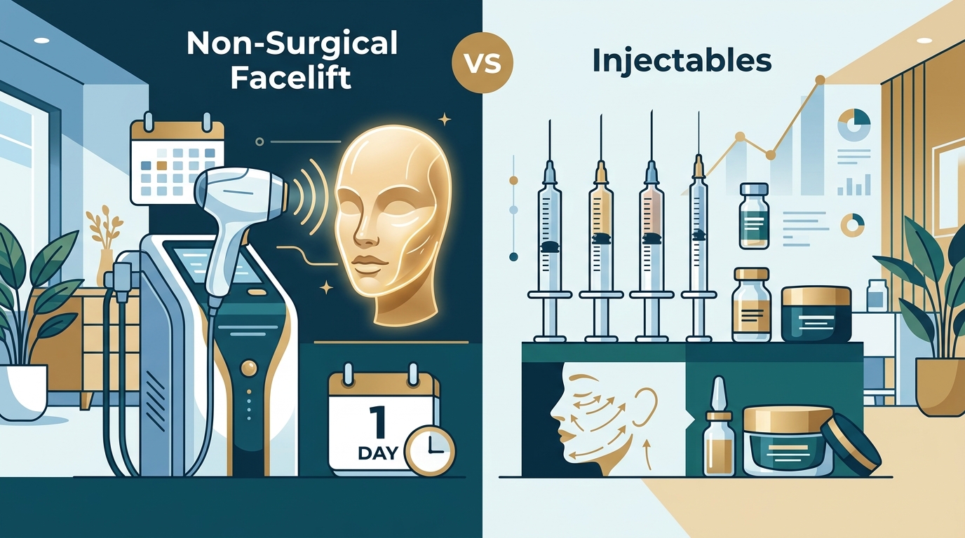 Non-Surgical Facelift vs. Injectables: Best Options at PerfectMD