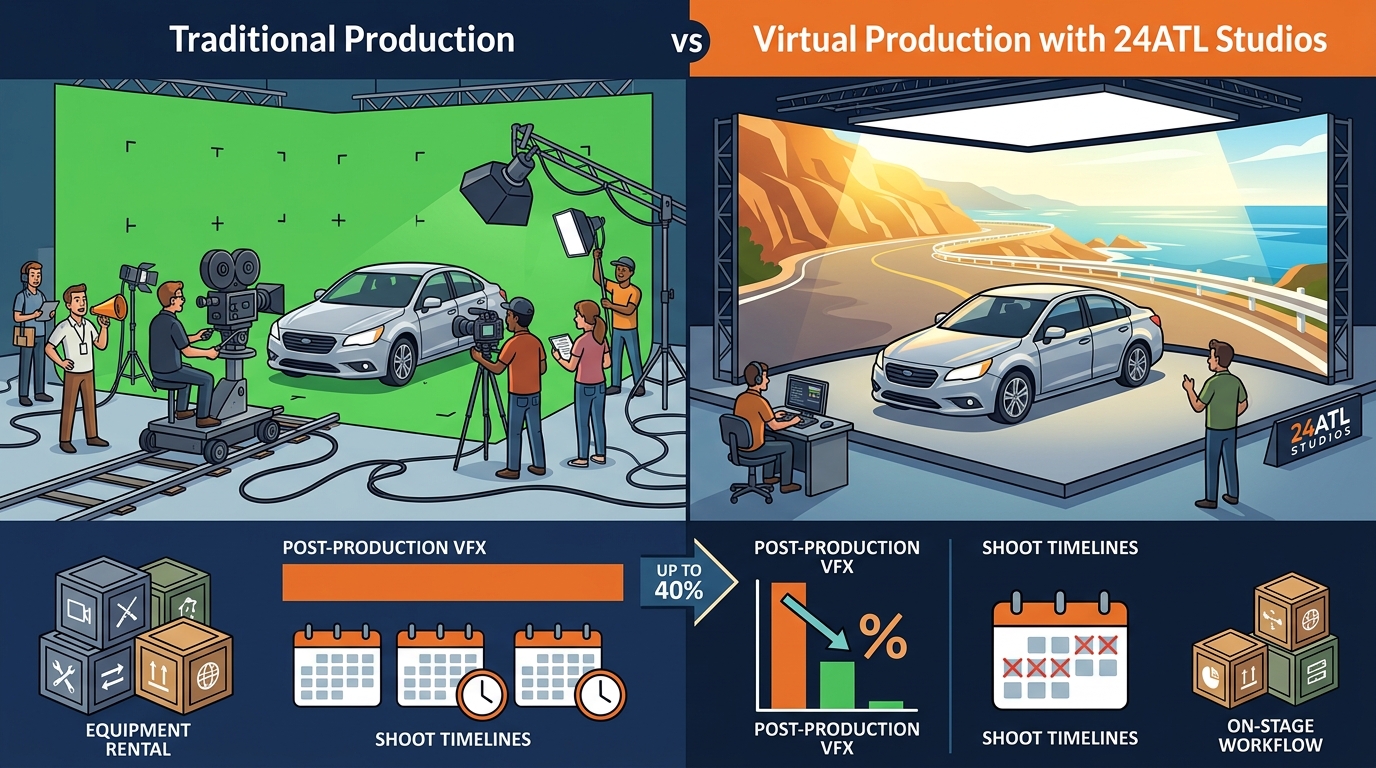 Virtual Production ROI: Evaluating LED Volume Walls for Ads