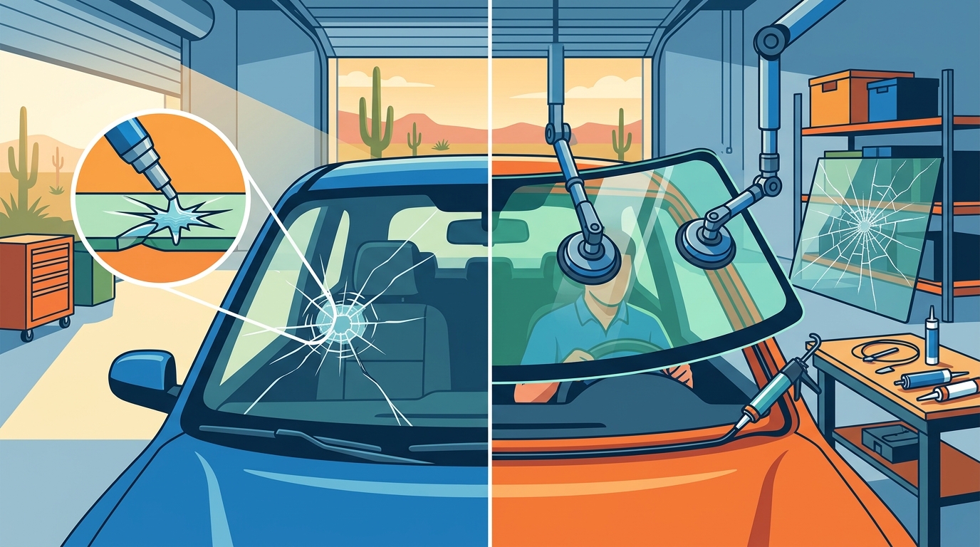 Windshield Repair vs Replacement: Which Option Saves You Money?