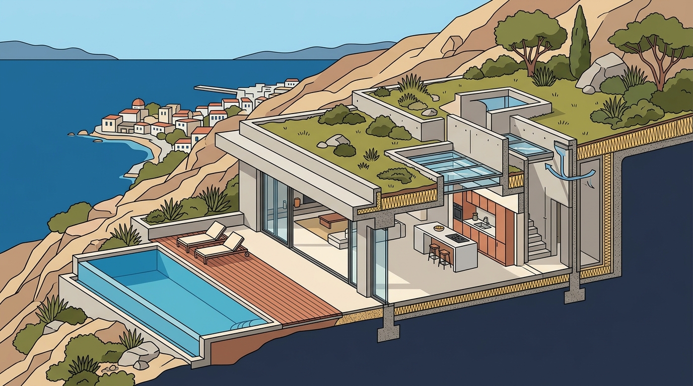 Myths About Greek Subterranean Luxury Villas Debunked