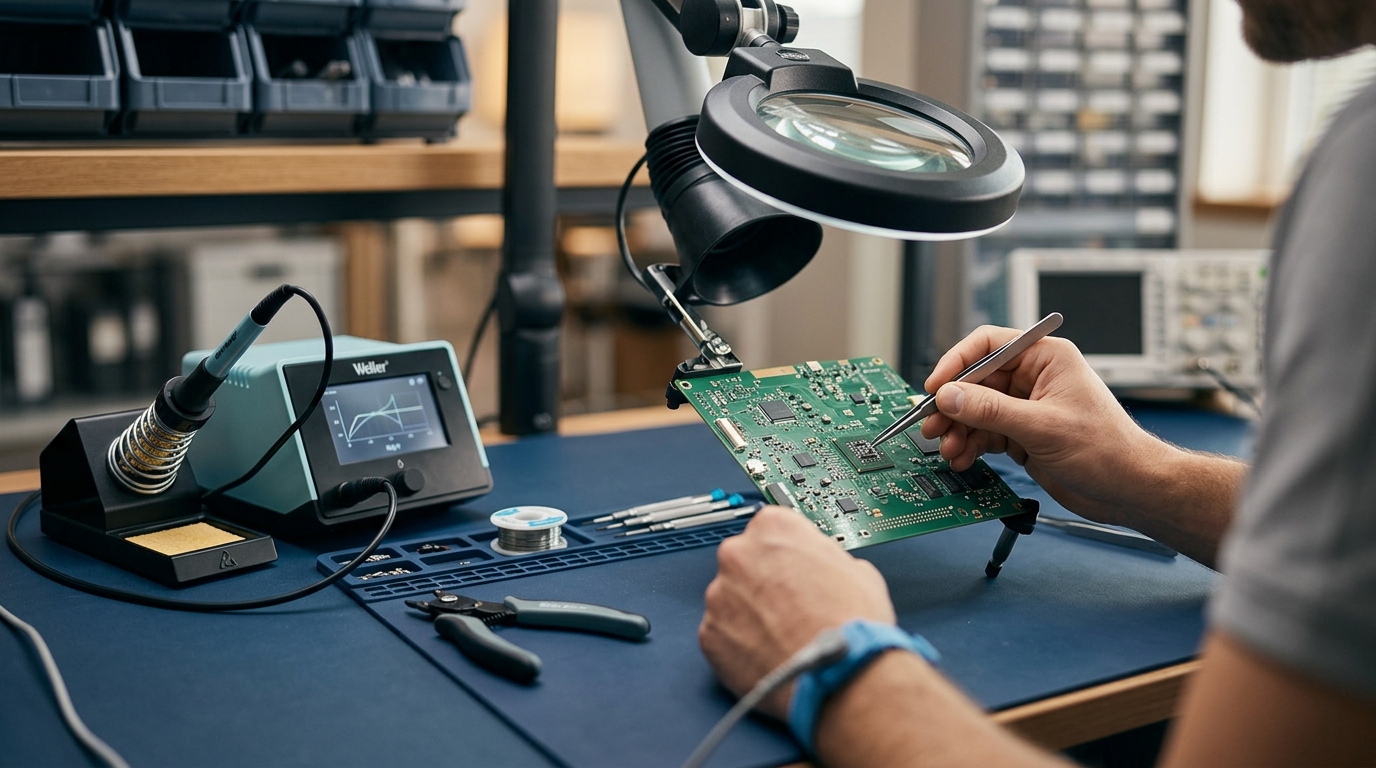 ESD-Schutz und Löttechnik: Die perfekte Werkstatt für Elektronik