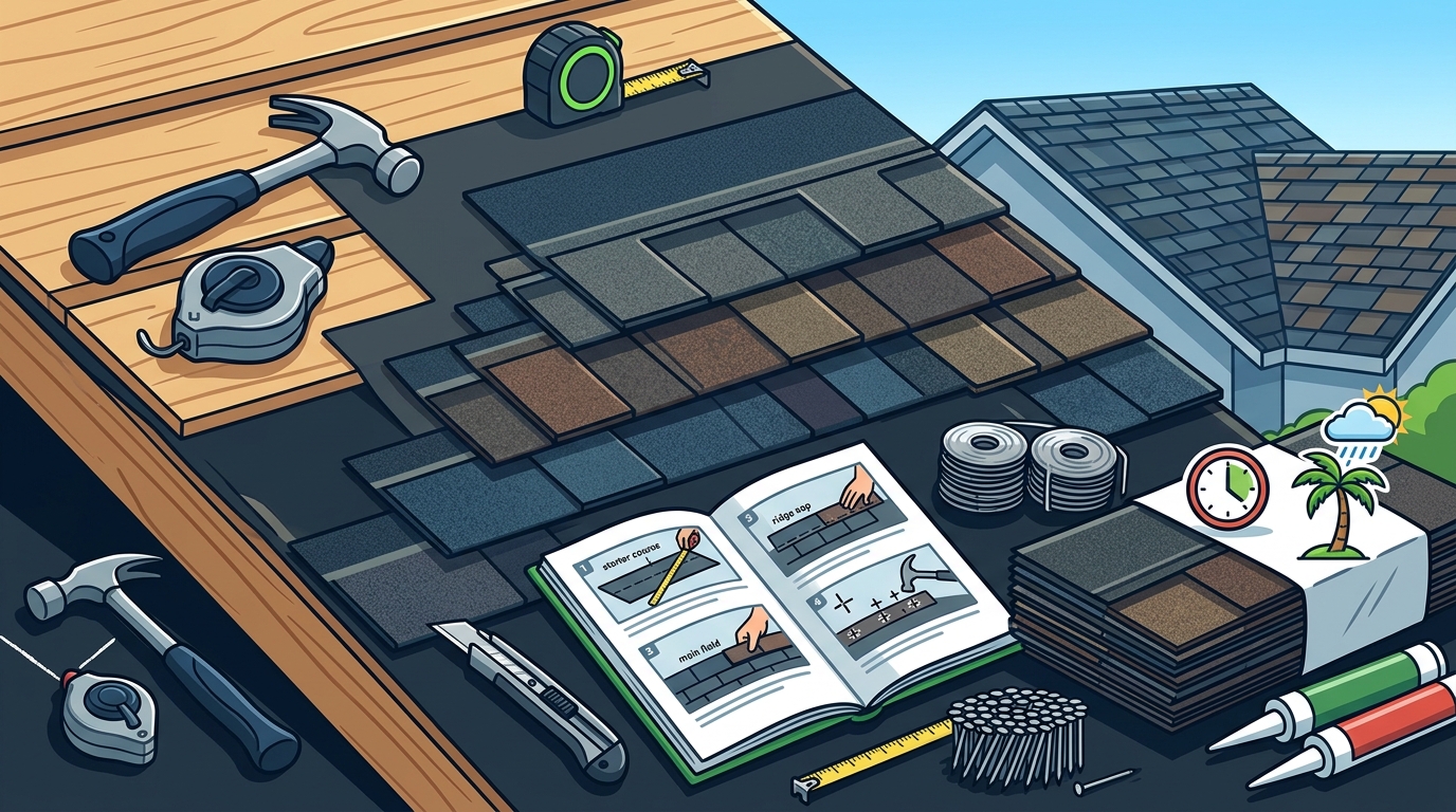 Beginner's Step-by-Step Guide to Installing Architectural Shing