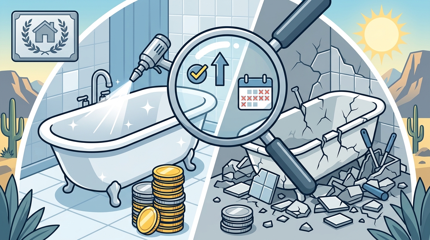 Reglazing vs. Replacement: Cost, Durability & Value Analysis