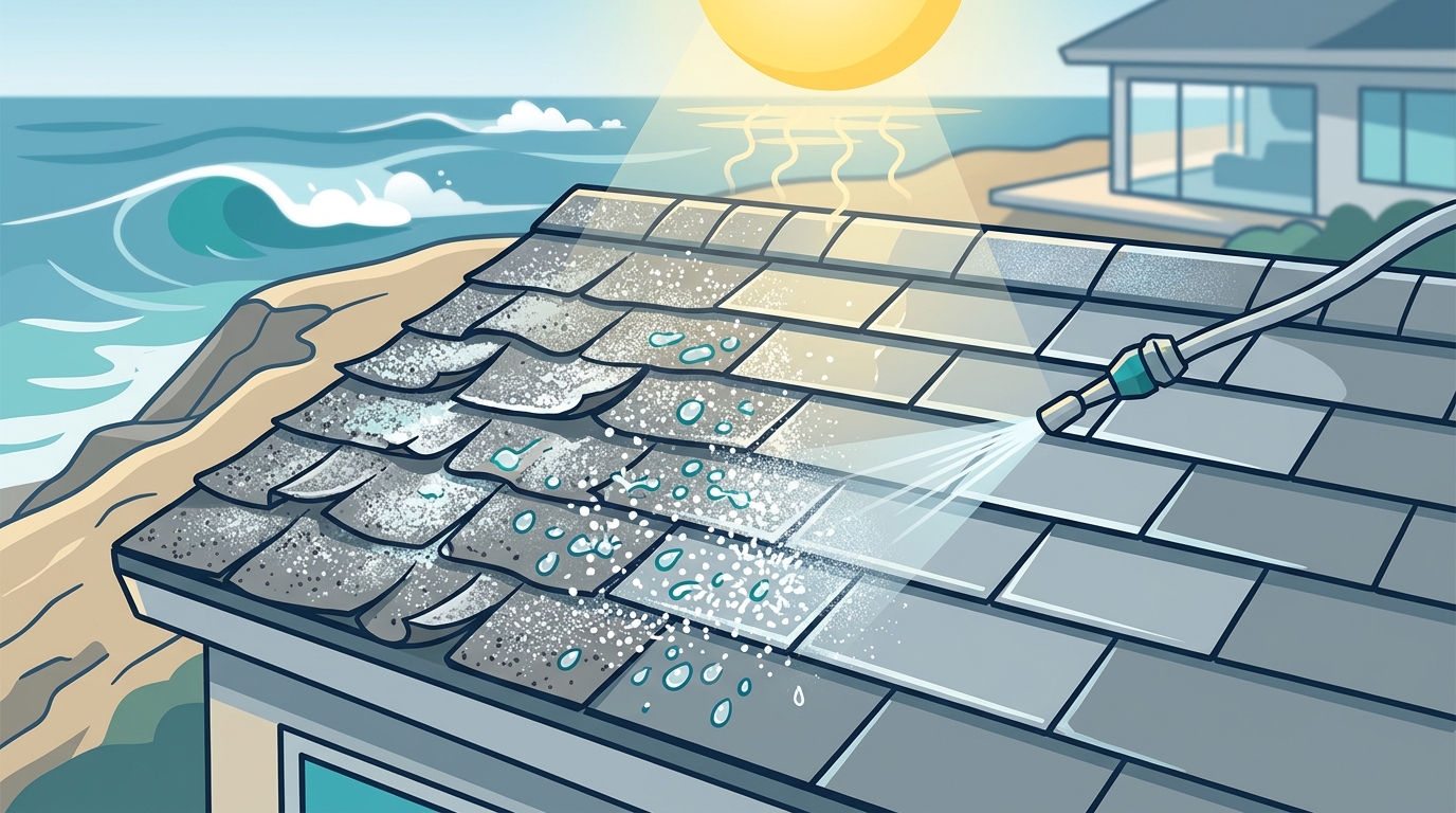 Protecting Coastal Asphalt Shingles from Salt Damage