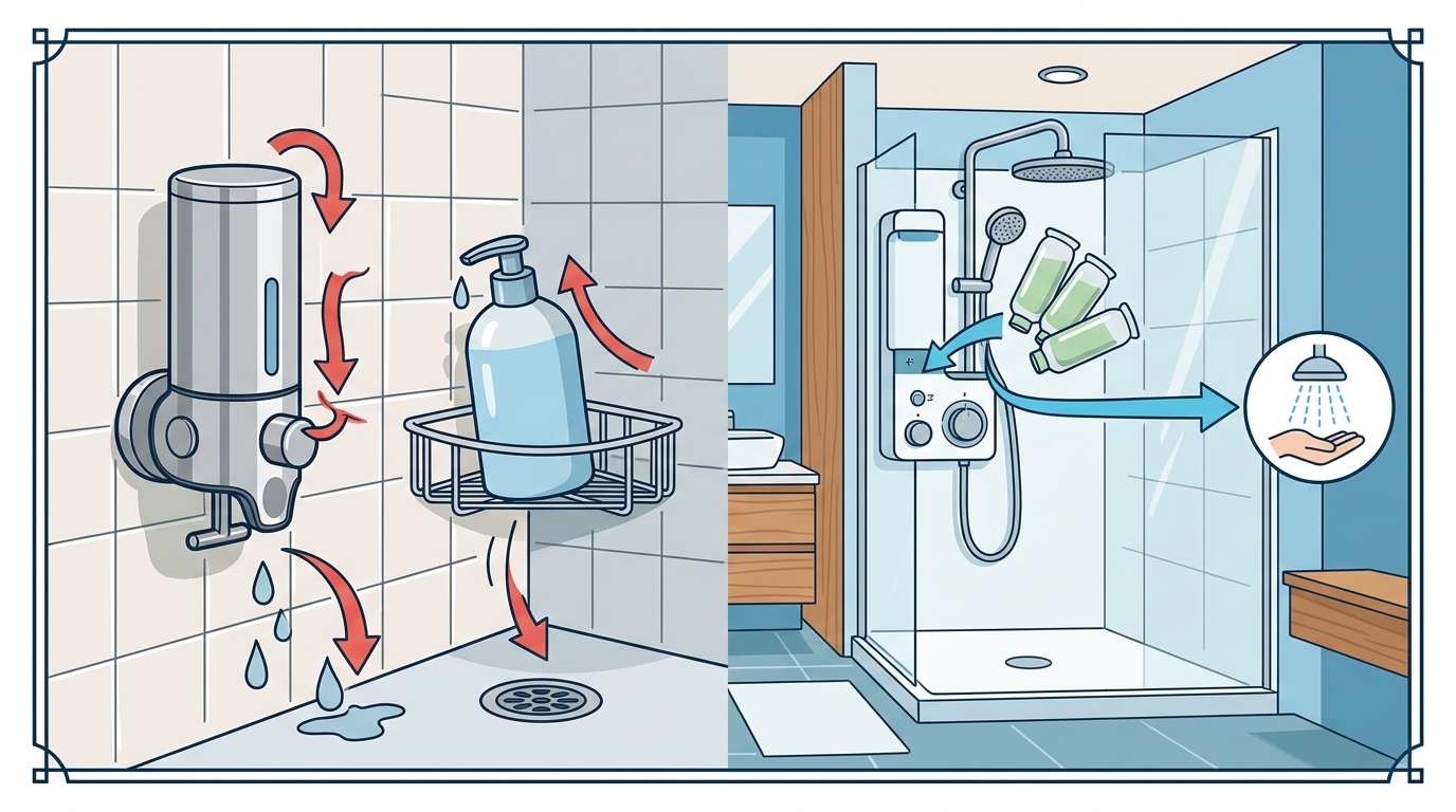Cost-Effective Accessible Shower Alternatives to Liquid Dispens