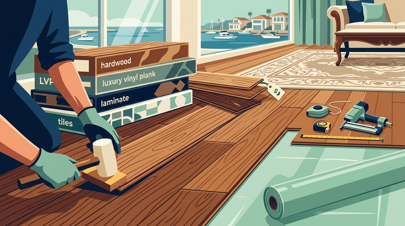 Newport Beach Flooring Installation Costs: Material Value Guide