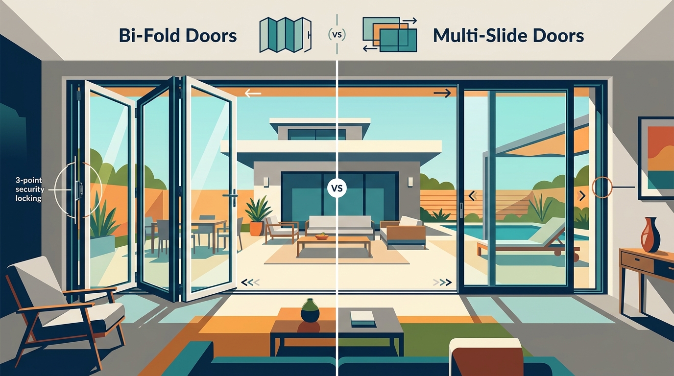 Bi-Fold vs. Multi-Slide Doors: Which Is Right for Your Home?