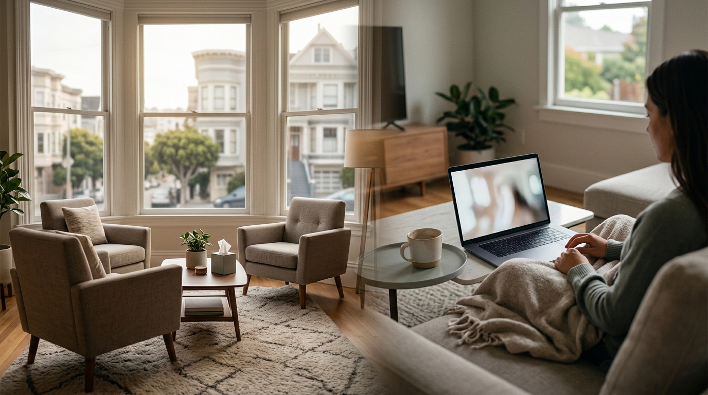 In-Person vs Online Therapy in San Francisco: Which Is Right for