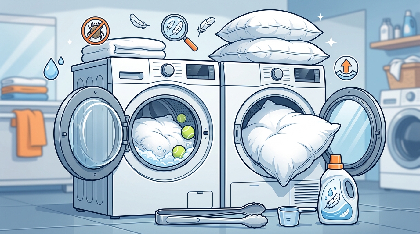 How to Wash King Size Down Pillows: The Ultimate Guide