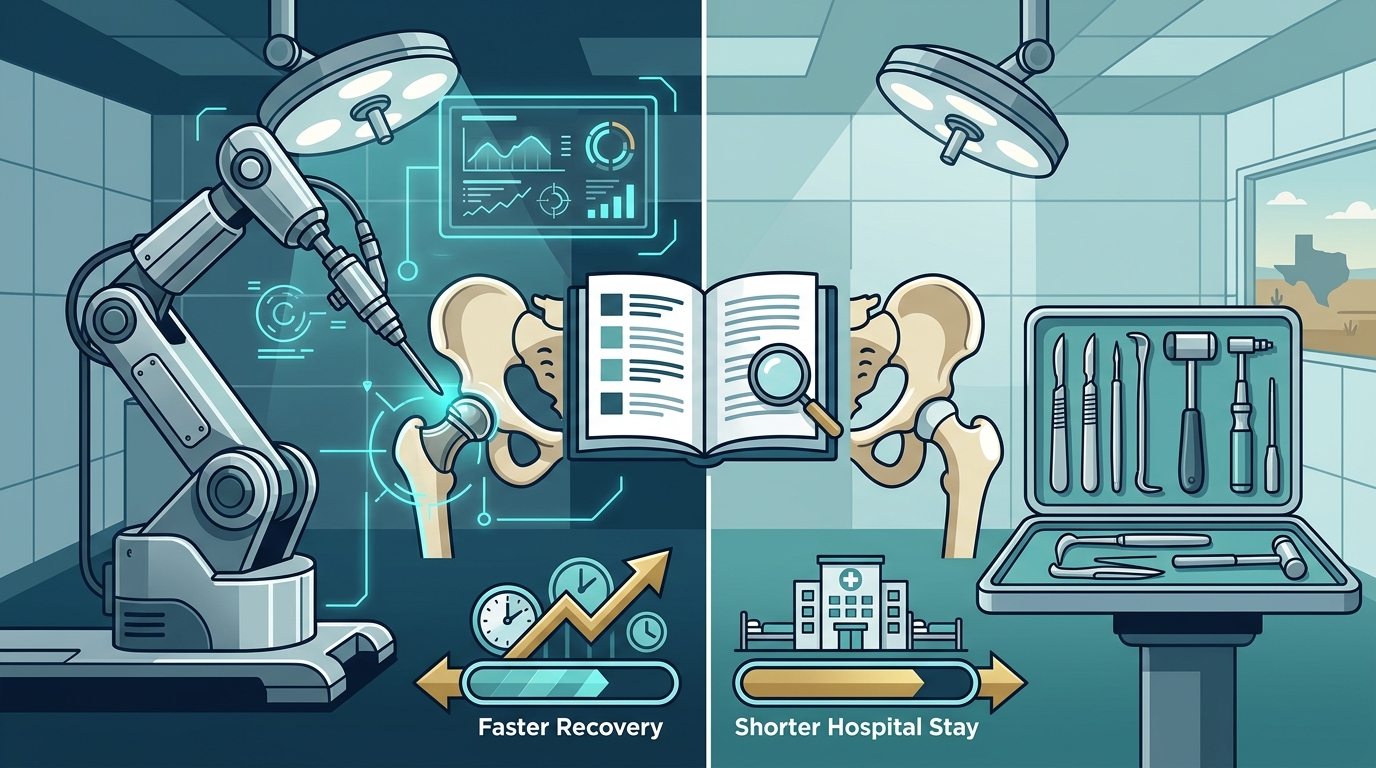 Robotic-Arm Hip Replacement vs. Traditional Surgery: A Lubbock
