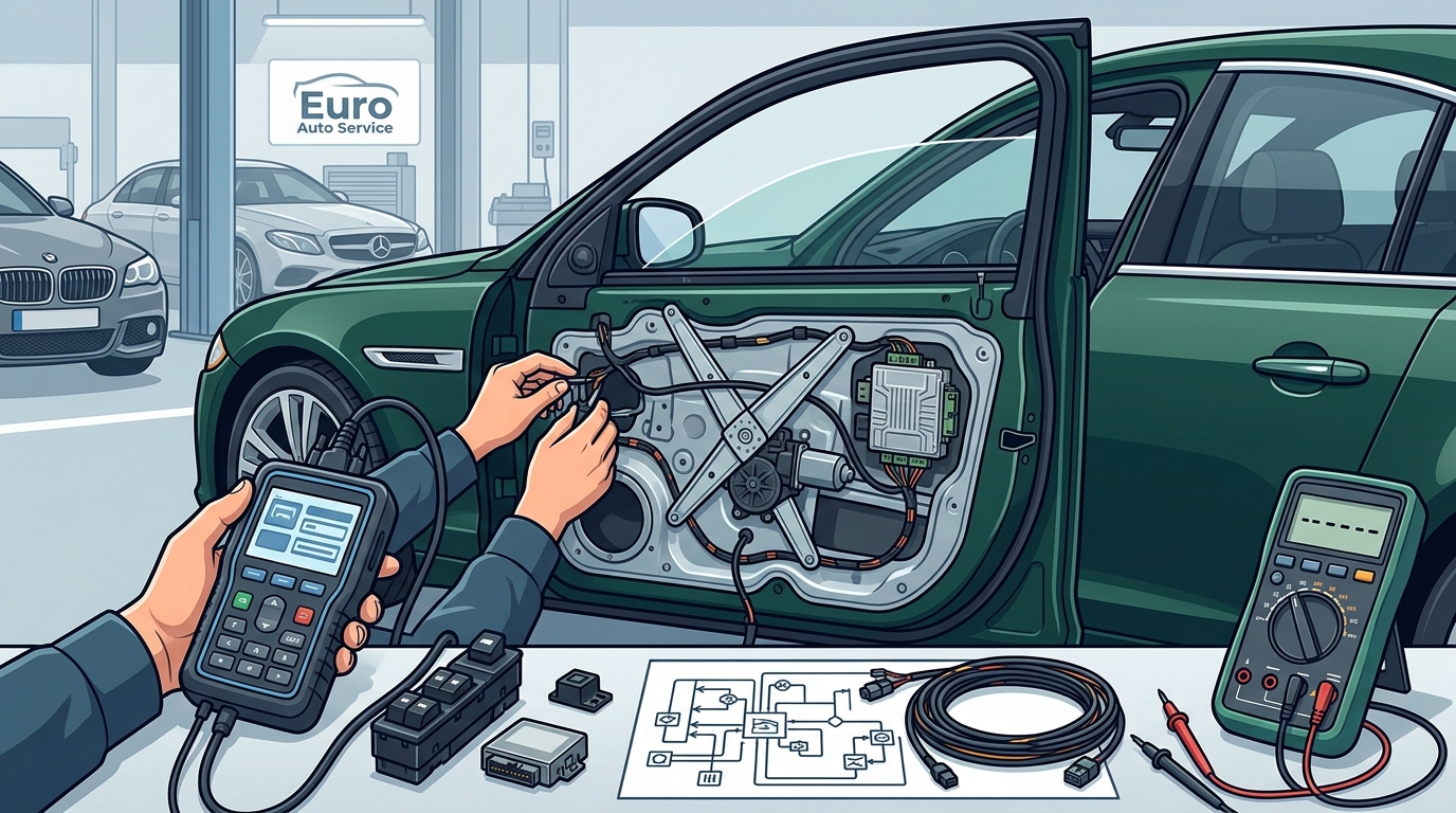 Jaguar Window & Electrical Repair Specialists in North Miami