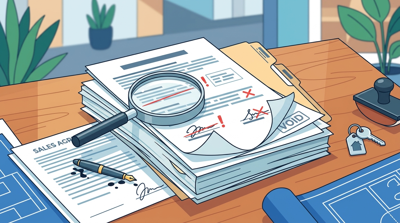 Common Home Purchase Document Mistakes and How to Avoid Them