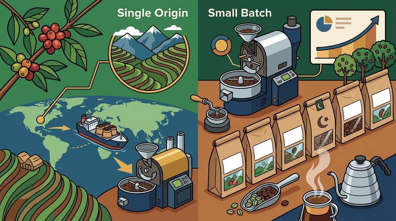 Premium Coffee Defined: Why Single Origin & Small Batch Matter