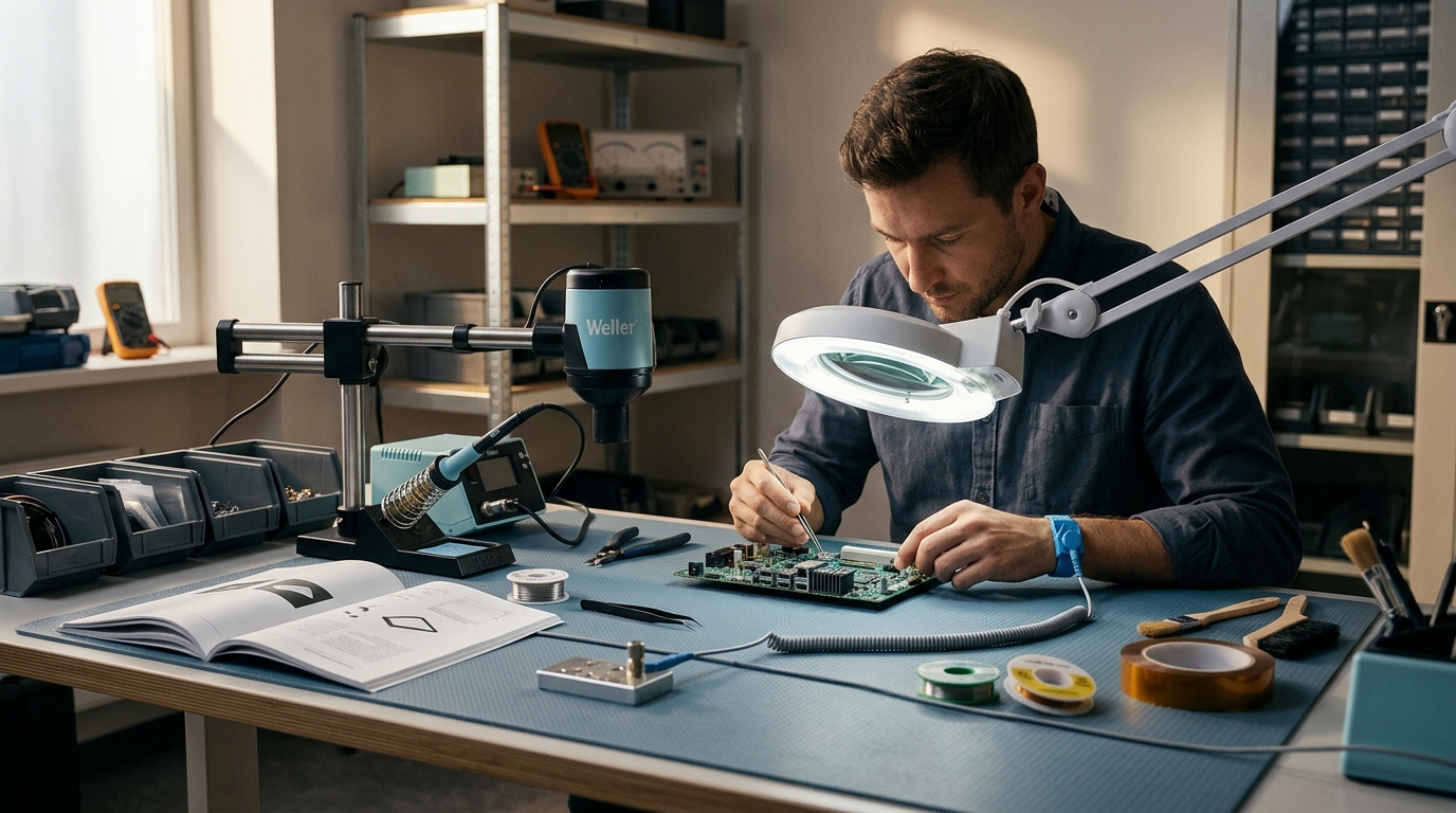 Building the Perfect Electronics Workshop: ESD Safety & Tools