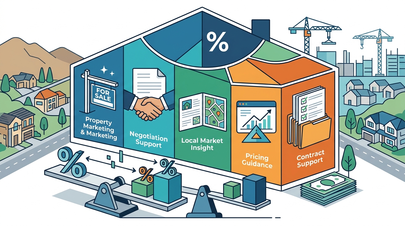 Real Estate Agent Commission Structures and Value in Inland Emp
