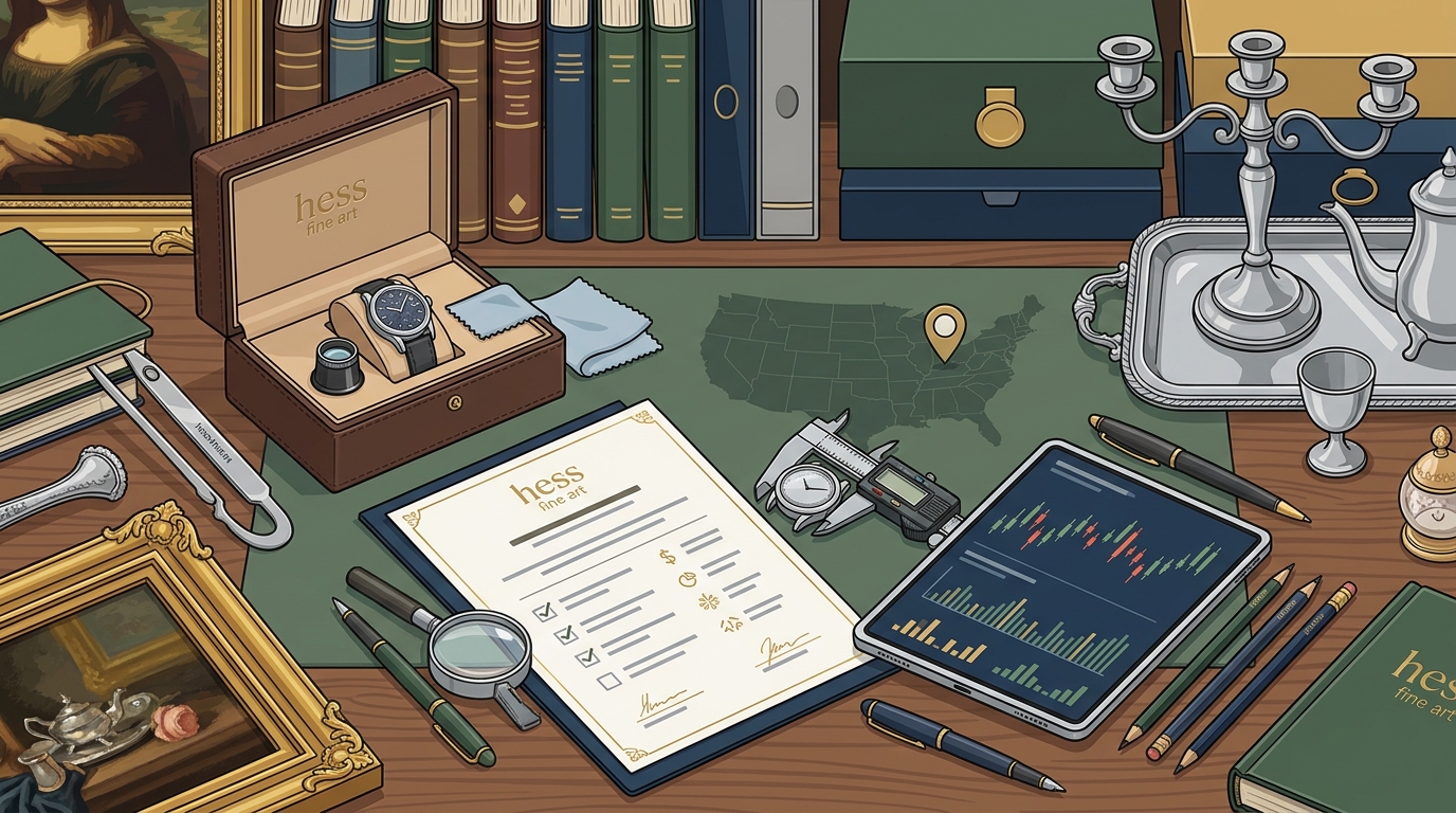 How Hess Fine Art Determines Item Pricing and Valuation