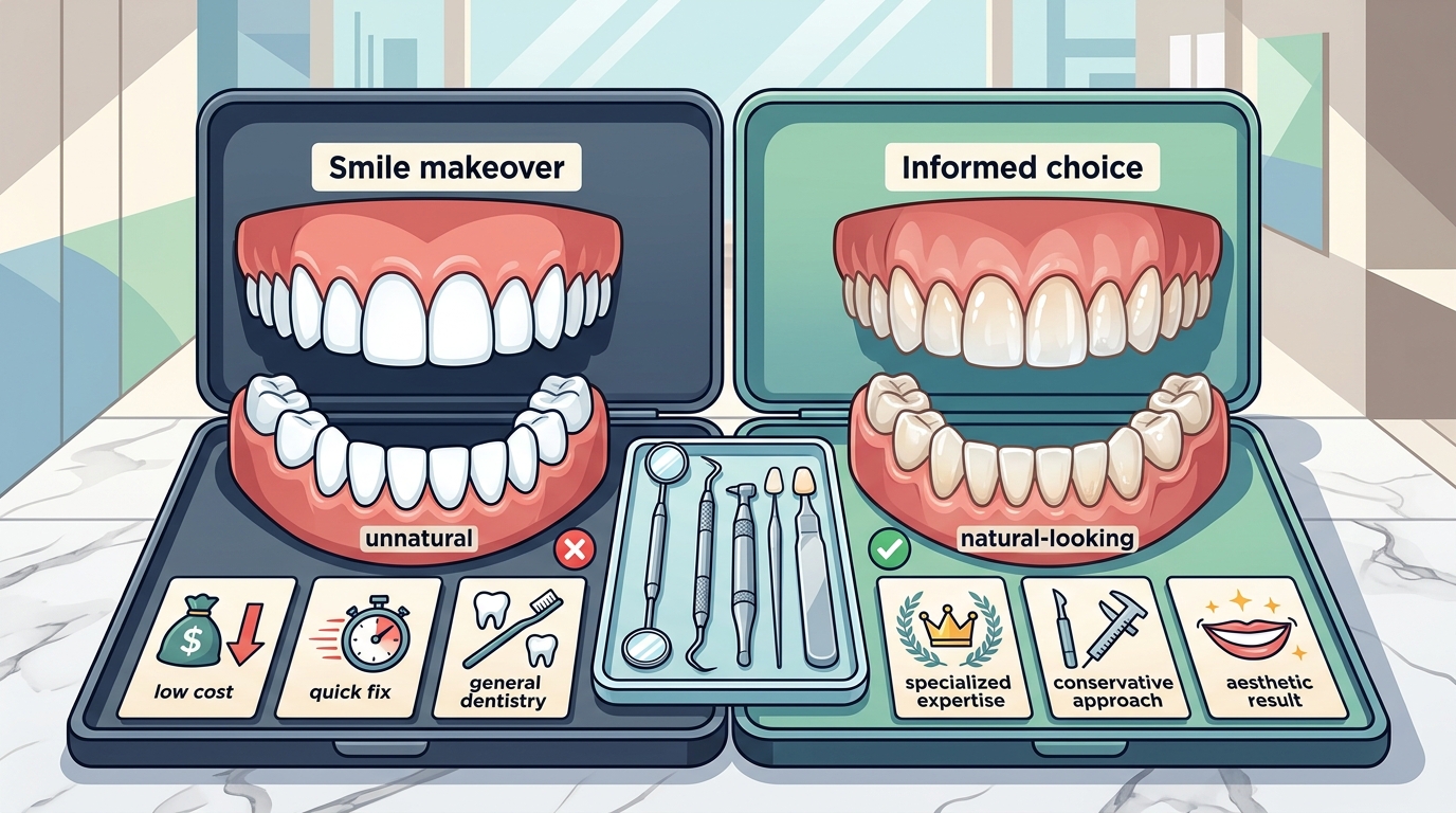 Common Mistakes When Choosing a Cosmetic Dentist for Natural Smi