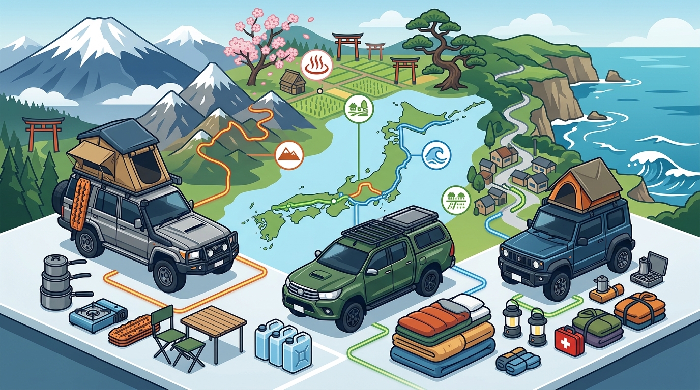 Choosing Your Japan Camper Van: Route & Vehicle Guide