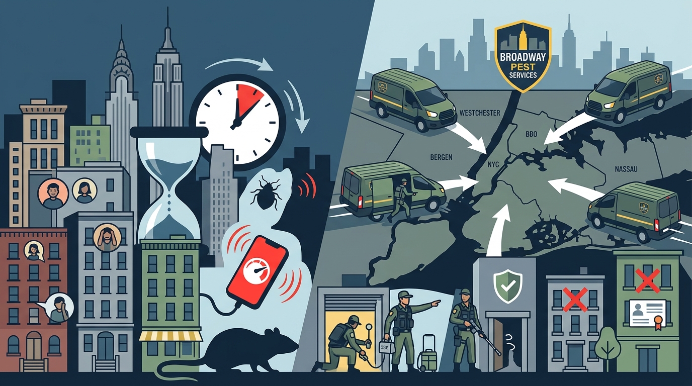 Emergency Pest Control NYC: Same-Day Response & Tactical Defense