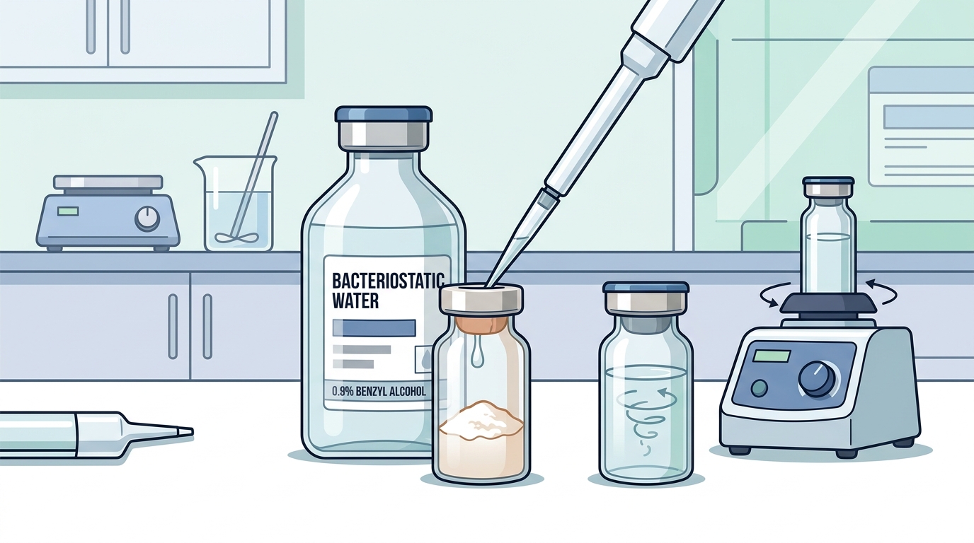 Real-World Case Studies in Bacteriostatic Water Peptide Reconst