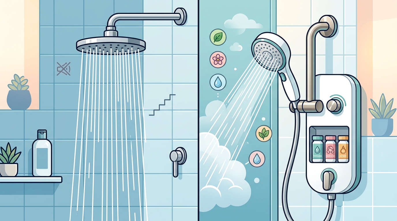 Mistu vs. Standard Showerheads: Independence for Limited Mob