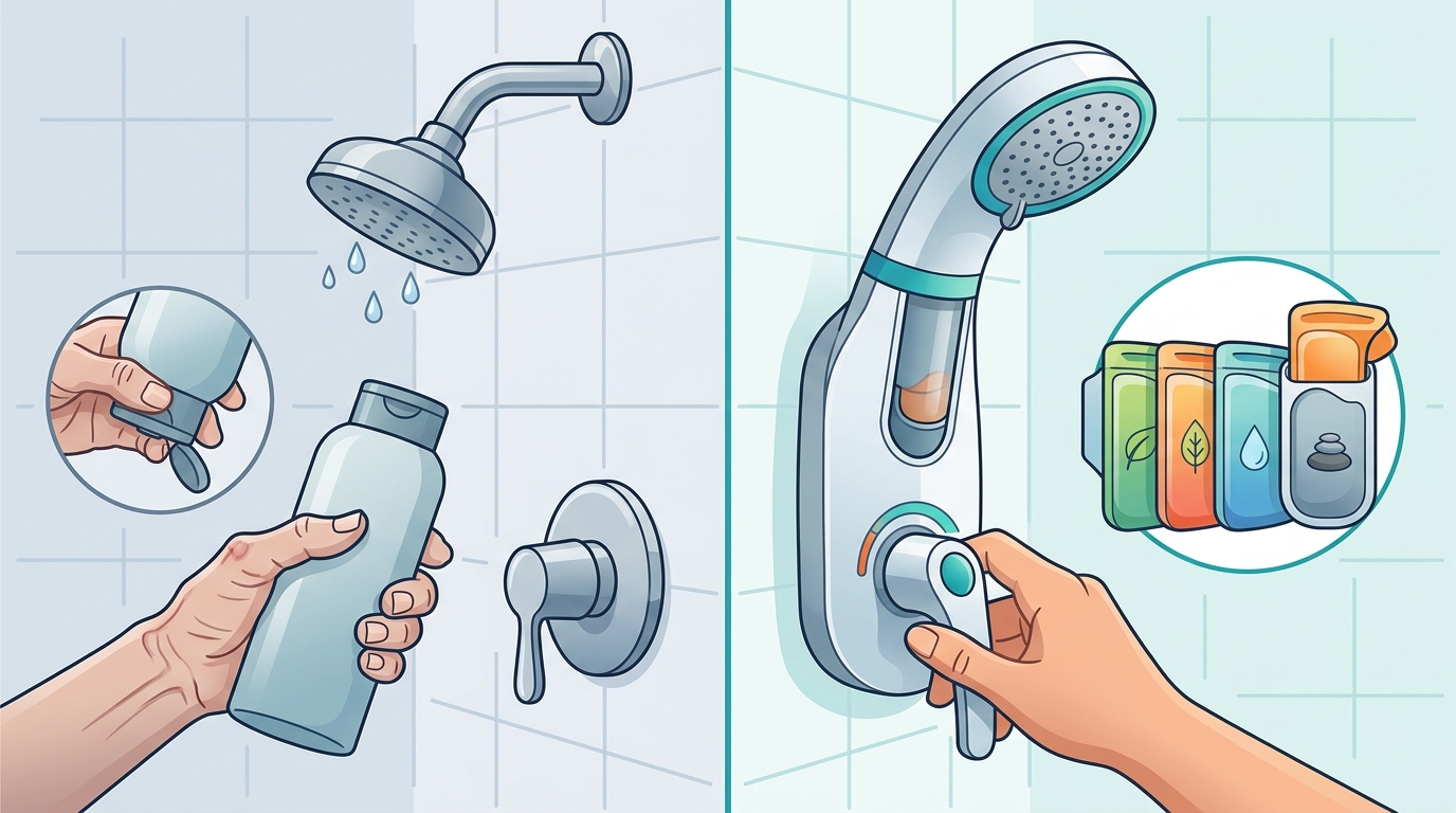 Mistu vs. Standard Showerheads: Independence & Safety Comparison